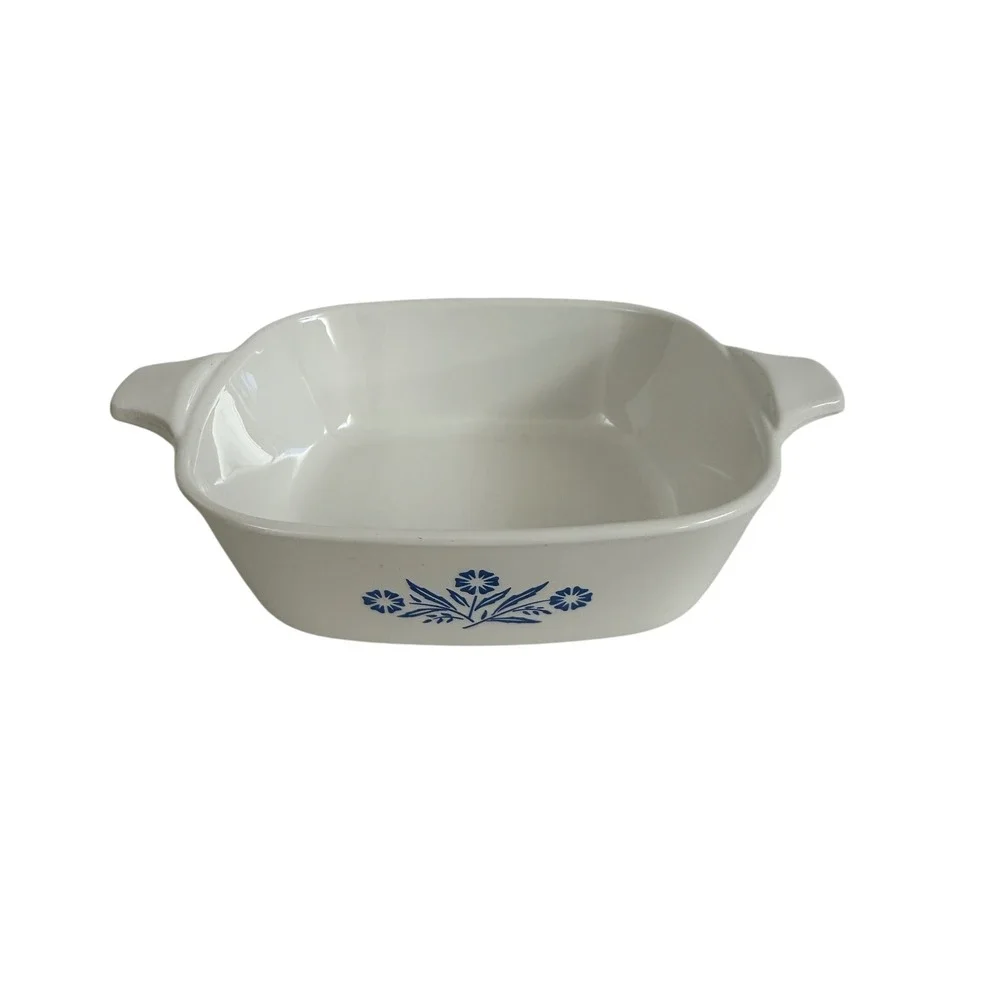 Vintage Corning Ware Blue Cornflower P-41 Petite Pan 1 3/4 Cup Made USA